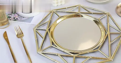 mirror charger plate