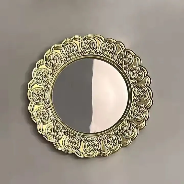 Underplate Gold Rim Plastic Charger Plates for Wedding 13inch clear Gold Stock Charger Plate