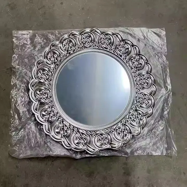 Underplate Gold Rim Plastic Charger Plates for Wedding 13inch clear Gold Stock Charger Plate