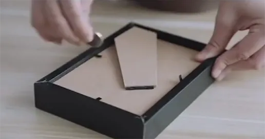 MDF wood photo frame