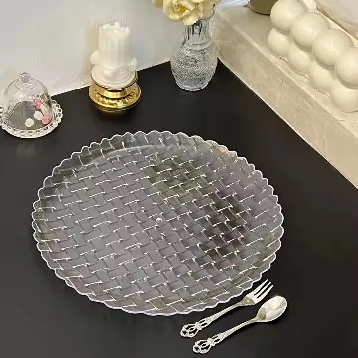 Design Best Modern Plastic Plate Classic Minimalist European Dinner Plastic Fruit Plates