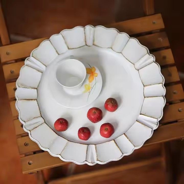 Wholesale White Plastic Plate for Party and Wedding