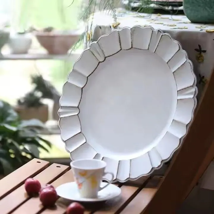 Wholesale White Plastic Plate for Party and Wedding