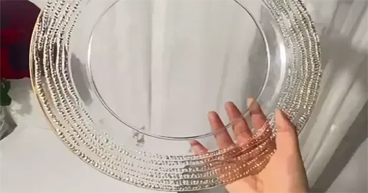 plastic dinner plate
