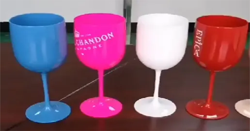 plastic wine glasses