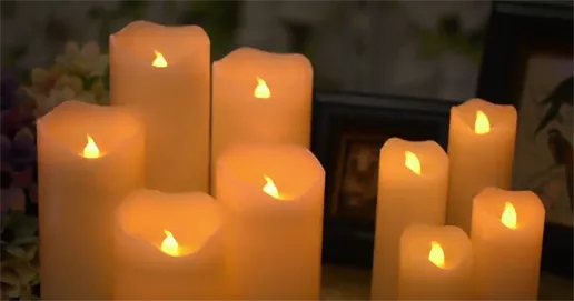 wave led candle
