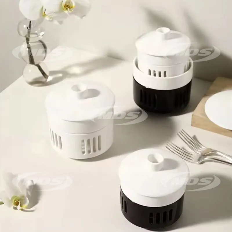 Custom white gold rim ceramic soup pot hotel tableware stock pot tonic stew soup cup bowl set