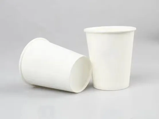 What are the proper methods for disposing of different types of disposable cups?