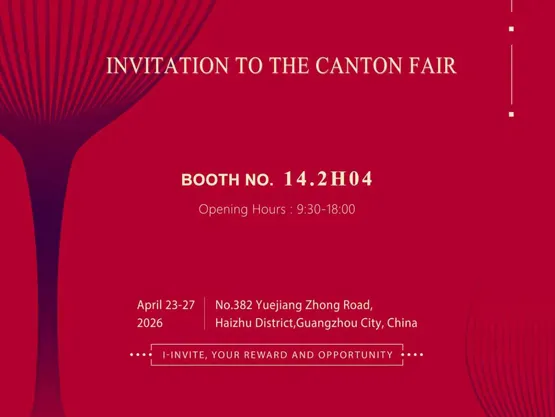 139th Canton Fair | Sincerely Invitation from MIDAS Glass Homeware