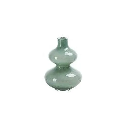 Coastal & Nordic Style Color Glass Tabletop Vase High-grade Ornaments Hydroponic Flower Pot Crystal Vase