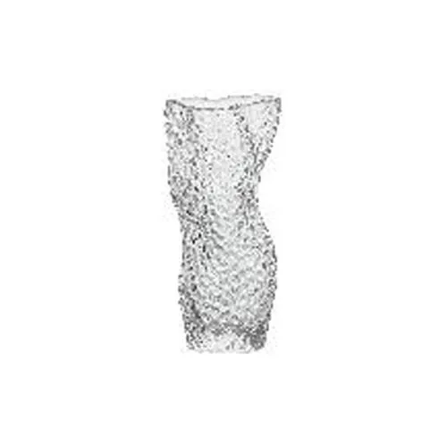 Luxury Creative Transparent Flower Twisted Waist Pearl Dot Glass Vase Living Room Dining Room Hydroponic Decoration Crafts