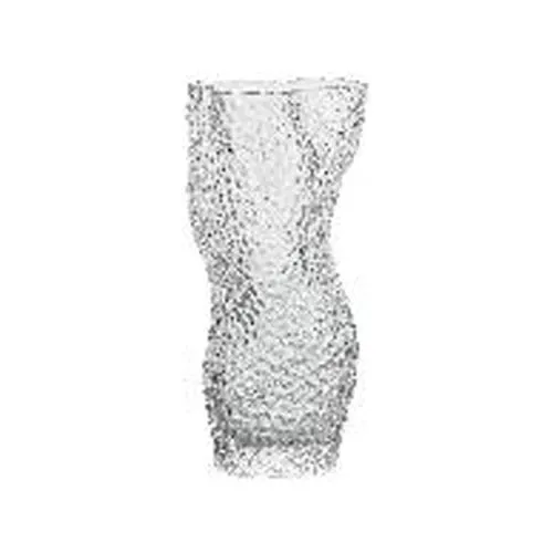 Luxury Creative Transparent Flower Twisted Waist Pearl Dot Glass Vase Living Room Dining Room Hydroponic Decoration Crafts