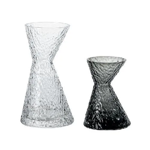 Creative Hand Blown Funnel-shaped Glass Vase Contemporary Christmas Flower Arrangement