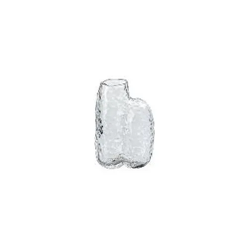 Grey Thick Crystal Tall Frosted Glass Vase Home Decoration Creative Design Cigarette Ash Texture