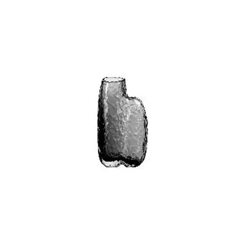 Grey Thick Crystal Tall Frosted Glass Vase Home Decoration Creative Design Cigarette Ash Texture