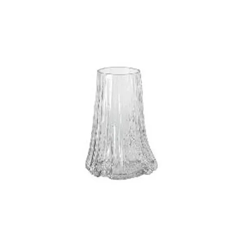 Home Decor High Quality Handmade Amber Cigarette Ash Color Glass Flower Vase