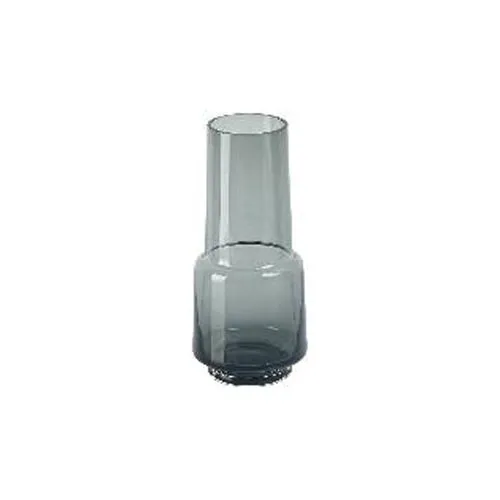 Hand-Blown Nordic Crystal Glass Vase Living Room Table Office Flower Arrangement Decor Coffee Green Smoky Gray Light Color