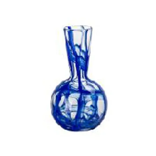 Unique Hydroponic Glass Vase Nordic Modern Luxury Home Living Room Decor Bright Colored Black Silk Design