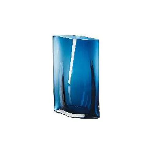 Creative Hand Blown Grey Glass Flower Vase Color Pigment Design Table Centerpiece Home Decor