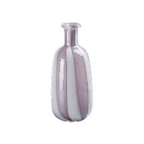 Morandi Vertical Stripe Hand Blown Glass Vase New Design Craft Bottle Vase for Home Interior Decor