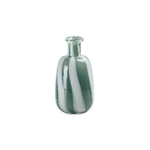 Morandi Vertical Stripe Hand Blown Glass Vase New Design Craft Bottle Vase for Home Interior Decor