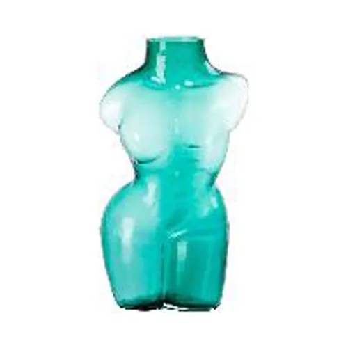 Modern Nordic Handblown Female Body Art Glass Vase For Home Decoration