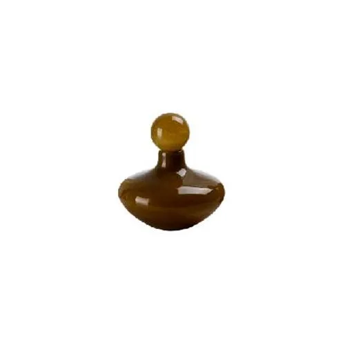 Nordic Vintage Teardrop Glass Vase With Ball Stopper High Quality Hand Blown Ornament For Home Decor