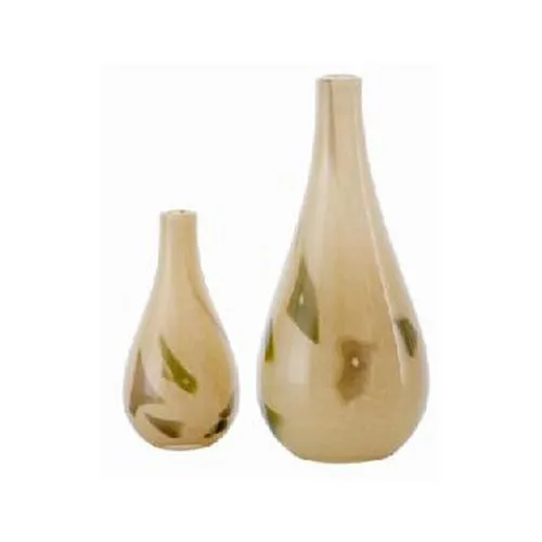 Modern Home Hotel Table Decor Flower Bud Glass Vase Handcrafted Spotted Small Mouth Hydroponic for Bar Mitzvahs Wholesale