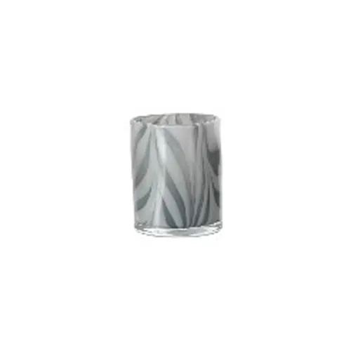 Modern Hand Blown Colorful Swirl Marbled Cylindrical Glass Vase Tabletop Flower Vase for Home Decor