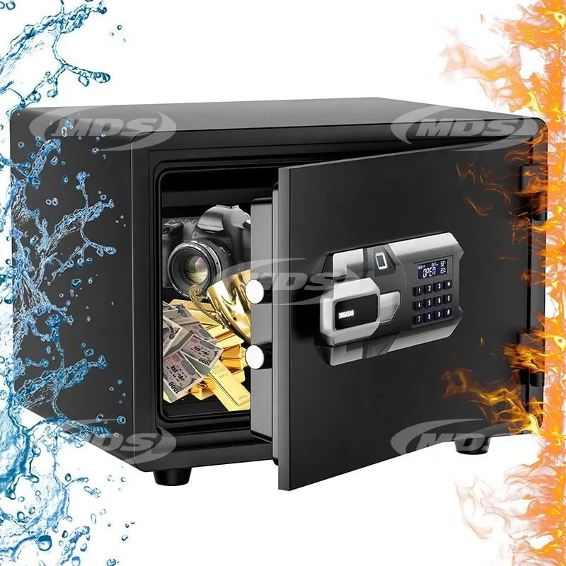 High Quality Fireproof Safe Box 1-Hour Fire Resistance Fingerprint Security Safe Electronic Digital Safe Box for Money Jewelry