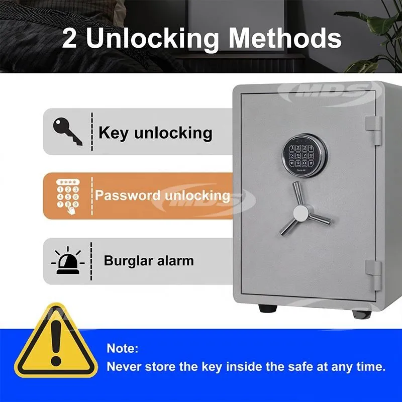 50L Home Office Hotel Fire Resistant Electronic Digital Drop Safe Combination Lock Depository Security Safe Box for Money