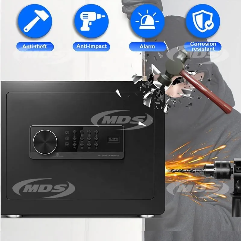 Key Safe Lock High Quality Steel Safe with Electronic Password Key 26L Safe Box for Home Commercial Offices Vaults