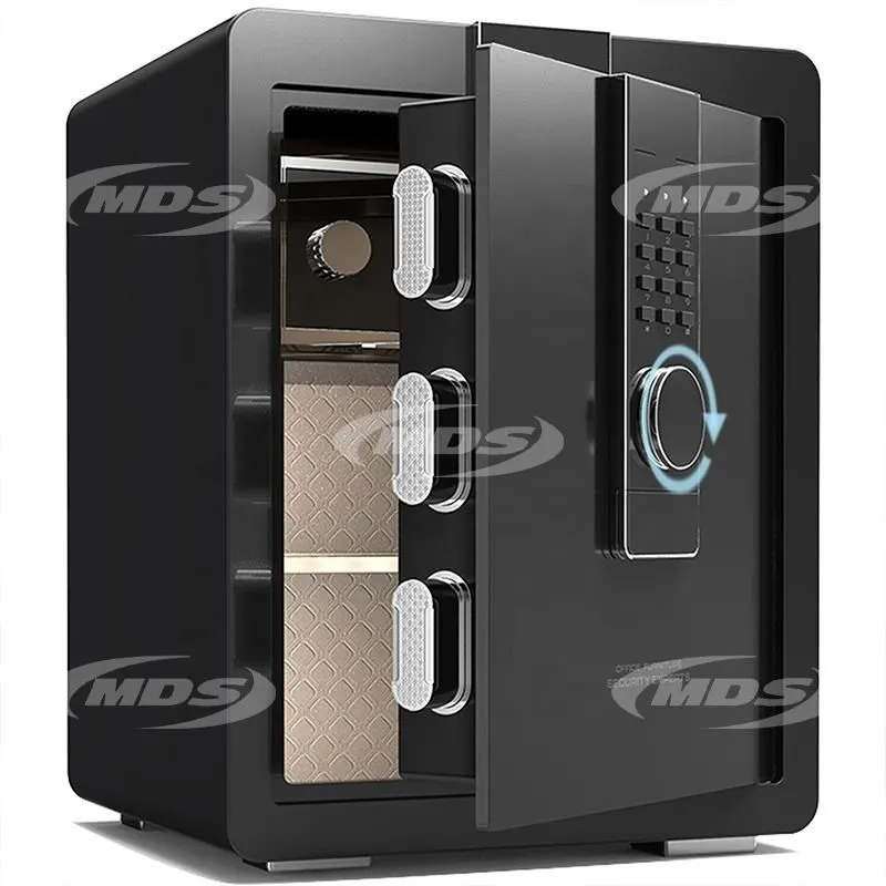 Safe Lock Box Cut-Resistant Steel Safe with Electronic Password Key 52L Safe Box for Home Commercial Offices Vaults