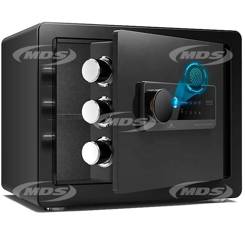 Drop Safe Fireproof Lock Box Fingerprint Safety Small Safes Money Box Home Hotel Digital Keypad 26L Security Safe