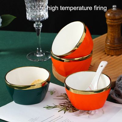 Customized European Gifts Ceramic Salad Serving Bowl Designs Porcelain Ceramic Bowl