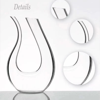 Manufacture wholesale Golden Wine Decanter Stained Glass Wine Glass cup Gift Set Glass Goblet