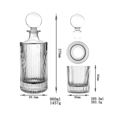 Wholesale Factory price 300ml Soda-lime glasses Glassware 27oz lead-free whiskey glass set