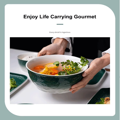 Creative dinnerware dish ceramic bowl and plate set soho color glazed stoneware dinnerware sets