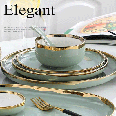 Modern vintage gold rim porcelain or ceramic dining set wayfair glazed italian rustic ceramic dinnerware plates sets tableware