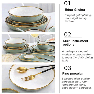 Modern vintage gold rim porcelain or ceramic dining set wayfair glazed italian rustic ceramic dinnerware plates sets tableware