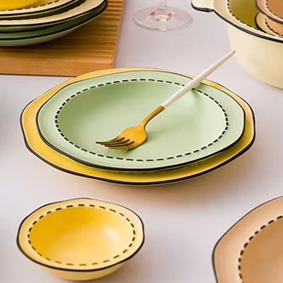 Porcelain tableware kitchenware ceramic set Japanese tableware underglaze dinner dishes