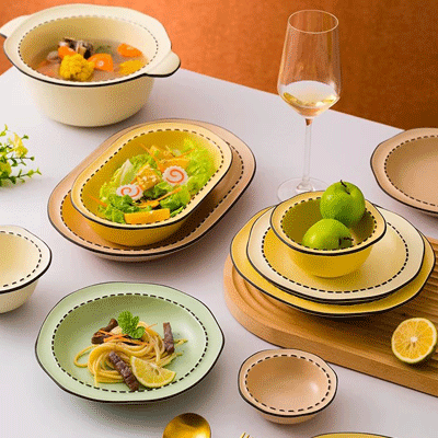 Porcelain tableware kitchenware ceramic set Japanese tableware underglaze dinner dishes