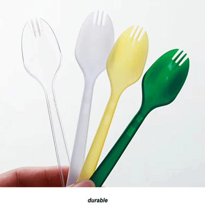 Food grade wholesale PS fruit salad ice cream plastic spoon fork price