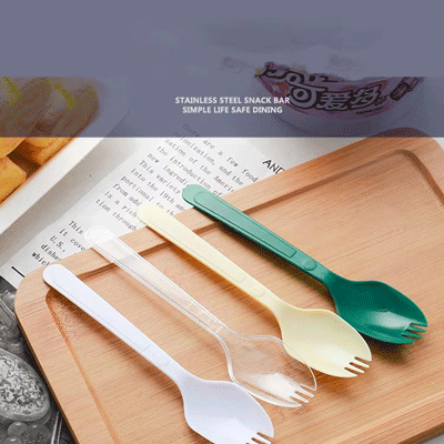Food grade wholesale PS fruit salad ice cream plastic spoon fork price