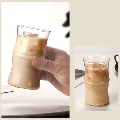 Bamboo Shape High appearance Level Water Cup for Coffee Juice and Beer