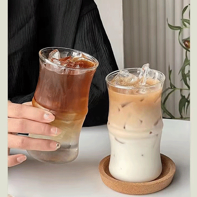 Bamboo Shape High appearance Level Water Cup for Coffee Juice and Beer