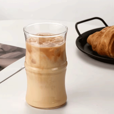 Bamboo Shape High appearance Level Water Cup for Coffee Juice and Beer