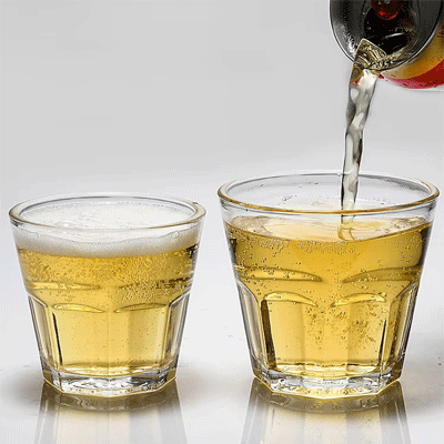 Machine Made wholesale 7.5OZ WATER shot beer GLASS