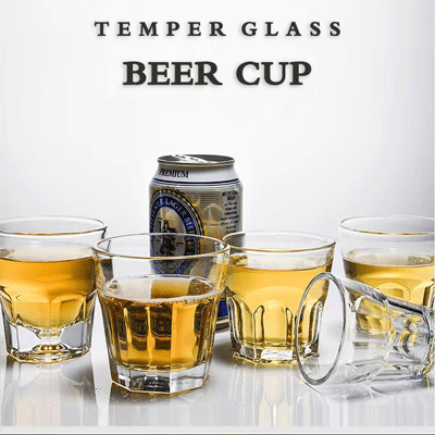 Machine Made wholesale 7.5OZ WATER shot beer GLASS