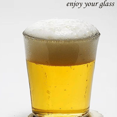 Machine Made wholesale 7.5OZ WATER shot beer GLASS
